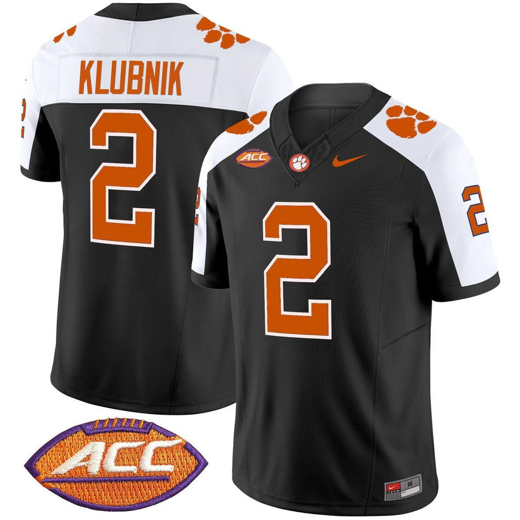 Cade Klubnik Jersey #2 Clemson Tigers 2025 Vapor Limited Stitched Black Alter by My Store NCAA Football Jerseys