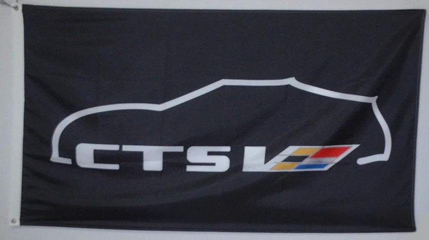 Cadillac CTS V Flag 3X5 Ft Polyester Banner USA 90x150cm by flagsjustdoit