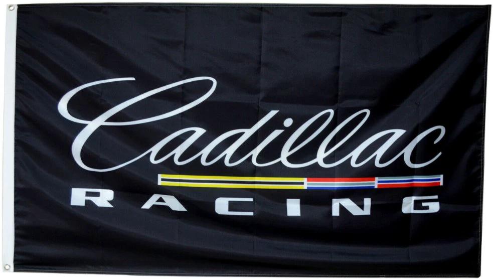 Cadillac Racing Flag 3X5 Ft Polyester Banner USA 90x150cm by flagsjustdoit