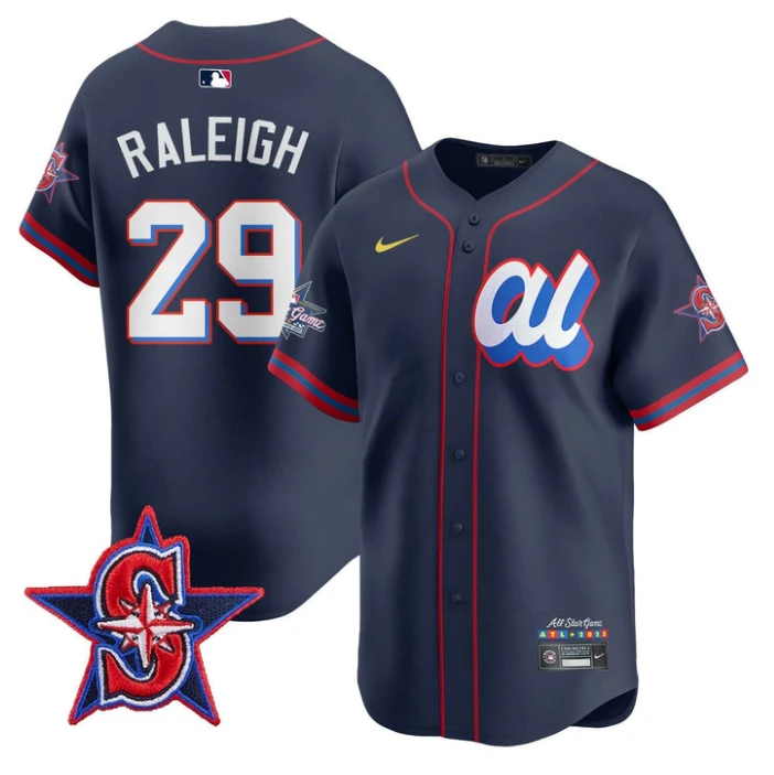 Cal Raleigh Jersey #29 American League 2025 MLB All-Star Limited Stitched by My Store