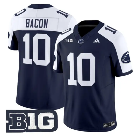 Caleb Bacon Jersey #10 Penn State 2026 Limited Stitched by My Store NCAA Football Jerseys