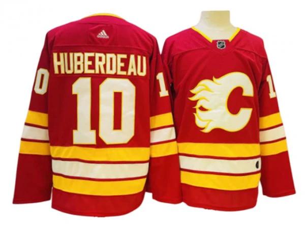 Calgary Flames #10 Jonathan Huberdeau Red Jersey by Hockey David