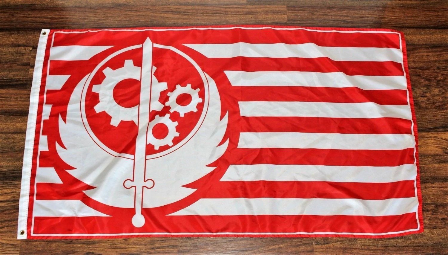 California Republic Fallout Flag Banner Brotherhood of Steel 3' x 5' USA by flagsjustdoit