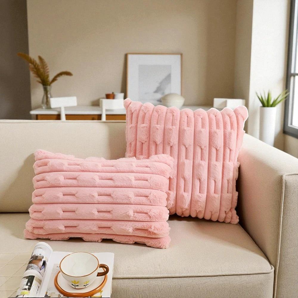 Calm Weave Plush Cushion Cover by Casa & Beyond