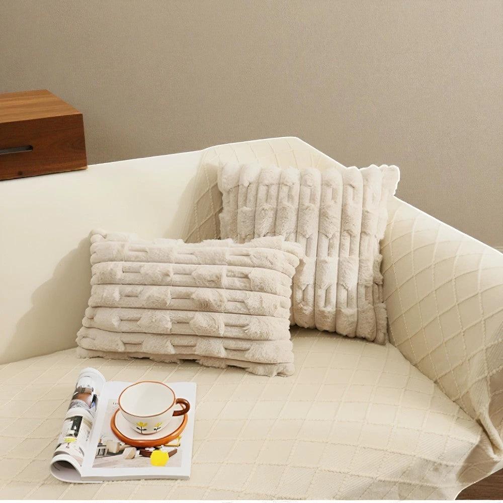 Calm Weave Plush Cushion Cover by Casa & Beyond