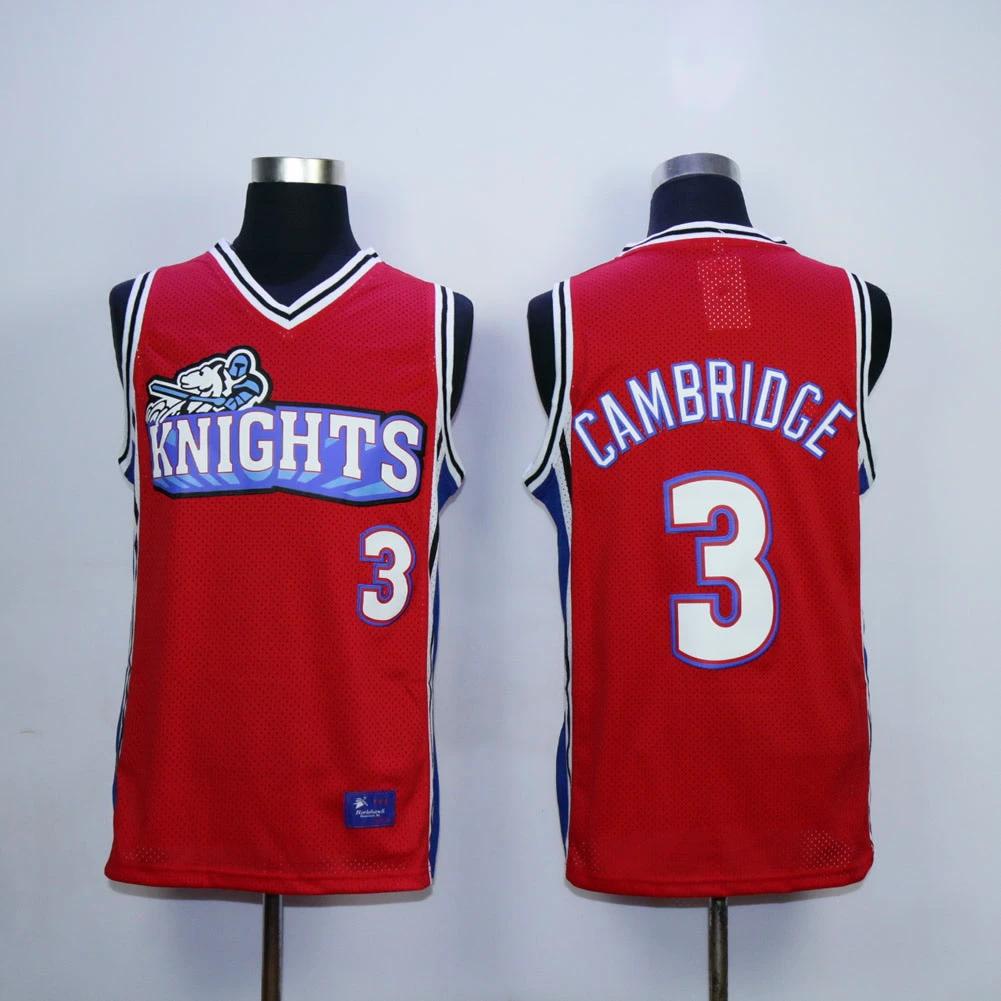 Calvin Cambridge #3 Basketball Jersey Red by My store basketball