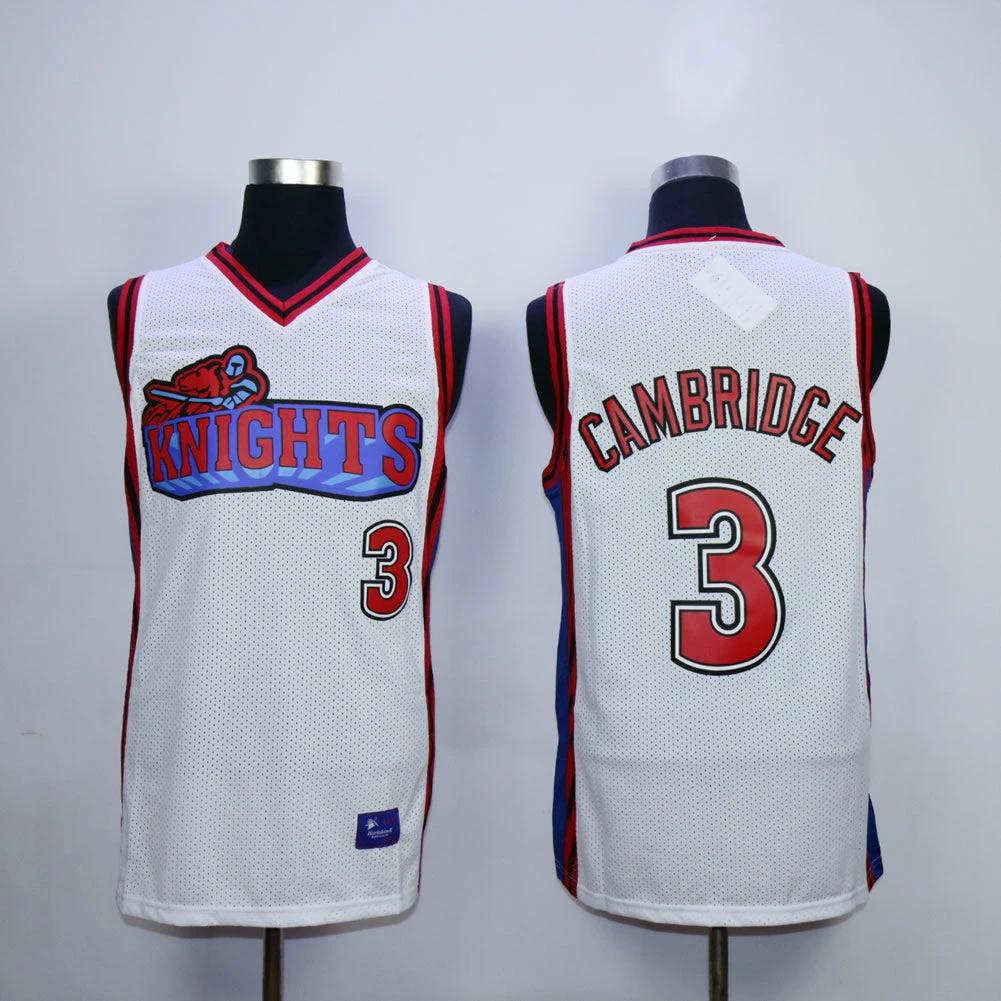 Calvin Cambridge #3 Basketball Jersey White by My store basketball