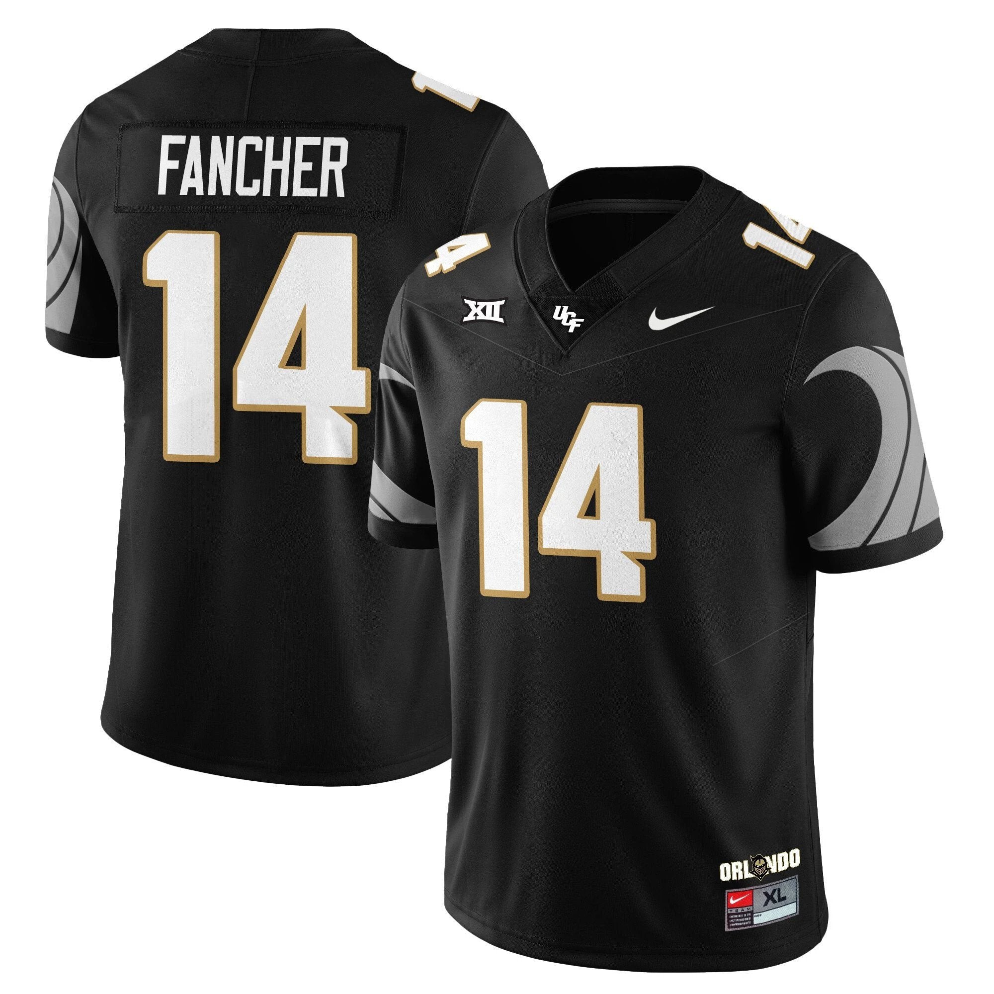 Cam Fancher Jersey #14 UCF Football 2025 Core Uniforms Stitched by My Store NCAA Football Jerseys
