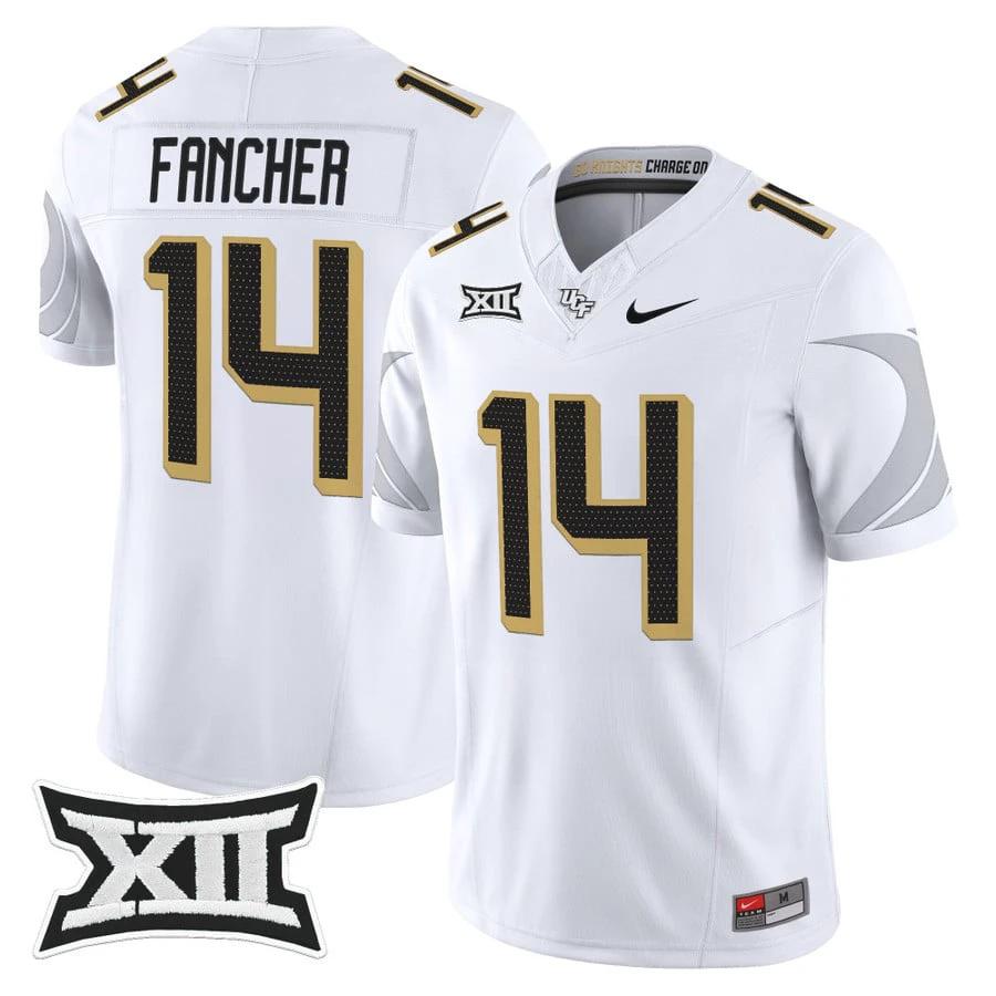 Cam Fancher Jersey #14 UCF Knights 2025 Vapor Limited Football Stitched by My Store NCAA Football Jerseys
