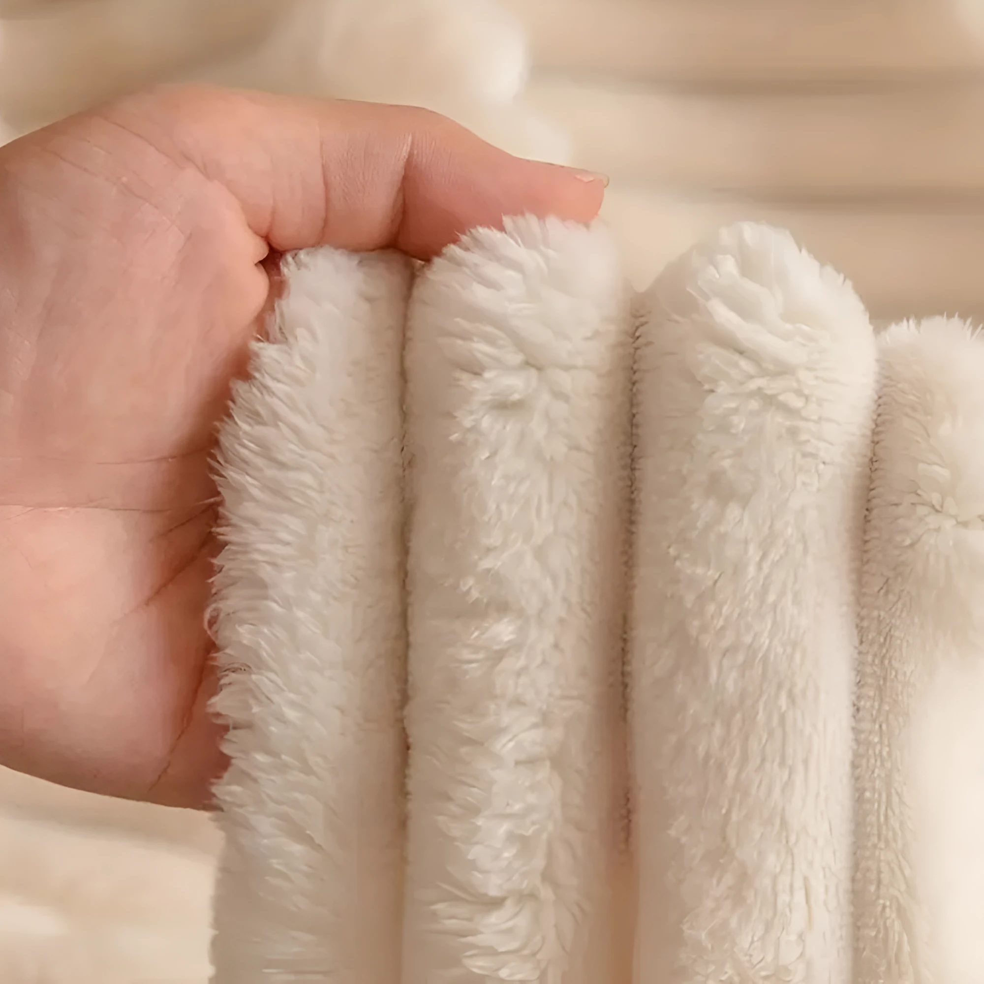 Plush Striped Warm Sofa Cover by Casa & Beyond US