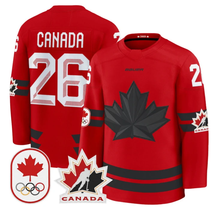 Canada Jersey #26 Canada Olympic 2026 Premium Hockey All Stitched by Hockey David