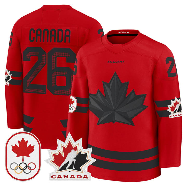 Canada Jersey #26 Canada Olympic Premium Hockey 2026 Stitched by Hockey David