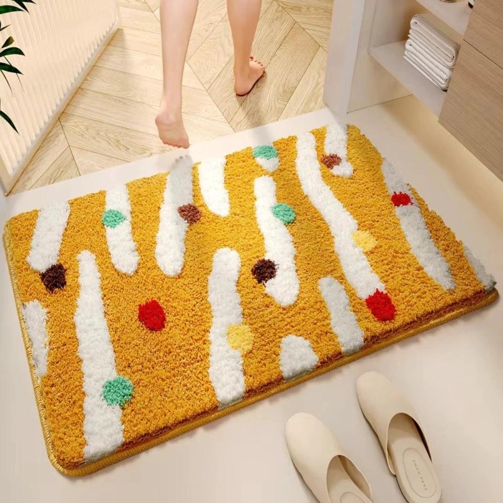 Candy Color Clash Bath Mat by Casa & Beyond