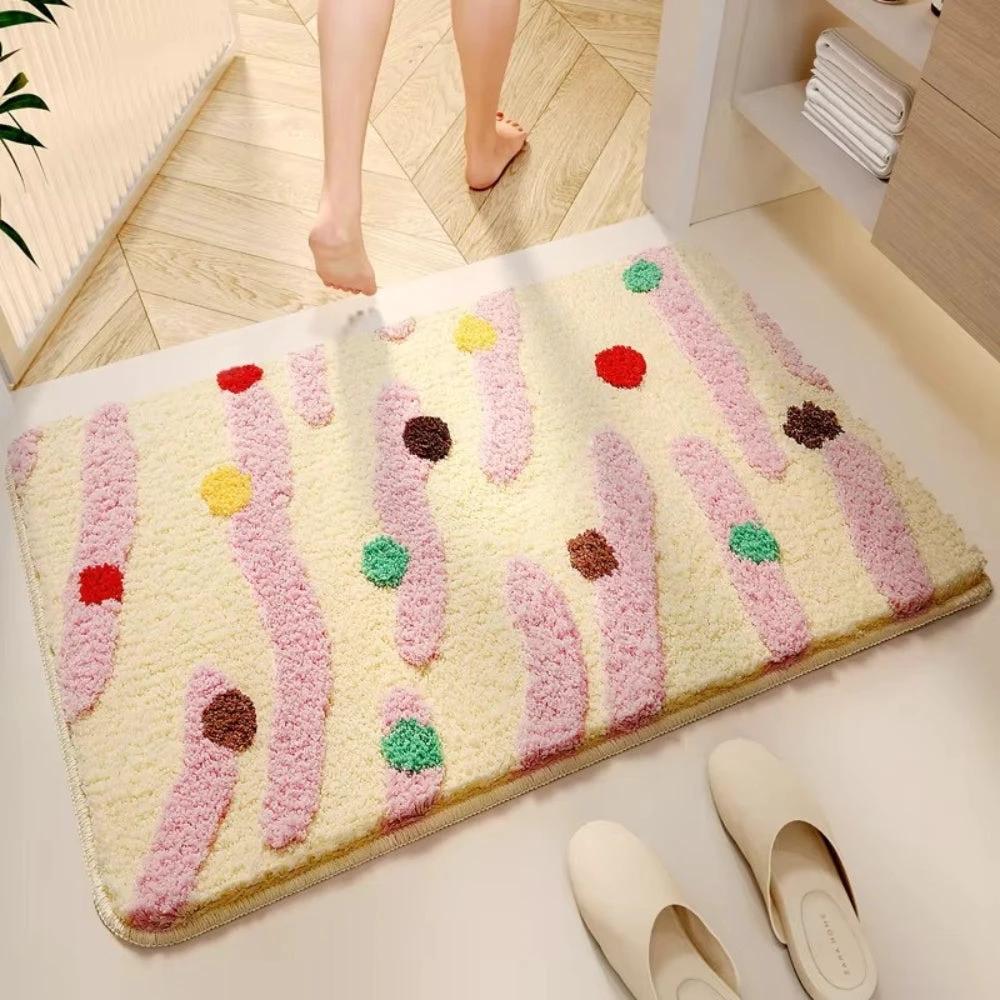 Candy Color Clash Bath Mat by Casa & Beyond