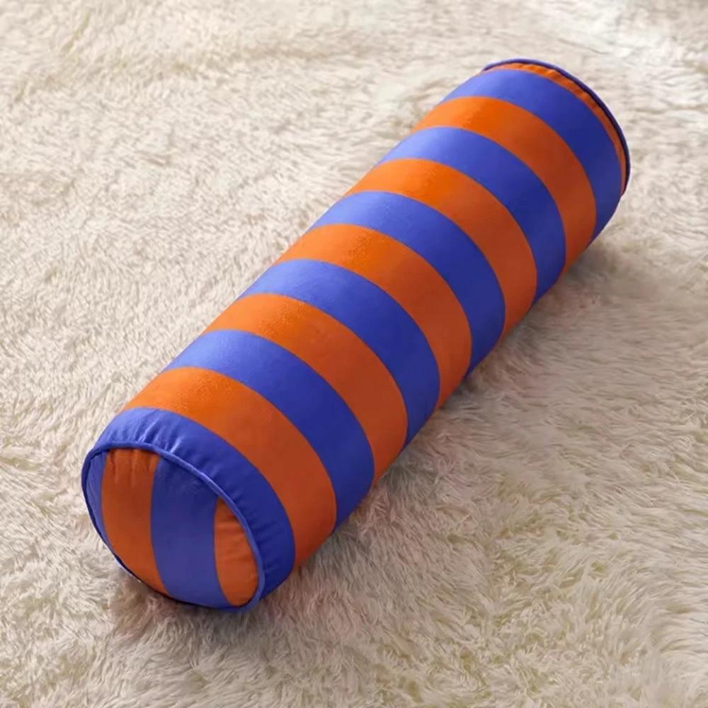 Candy Stripe Cylindrical Cushion by Casa & Beyond