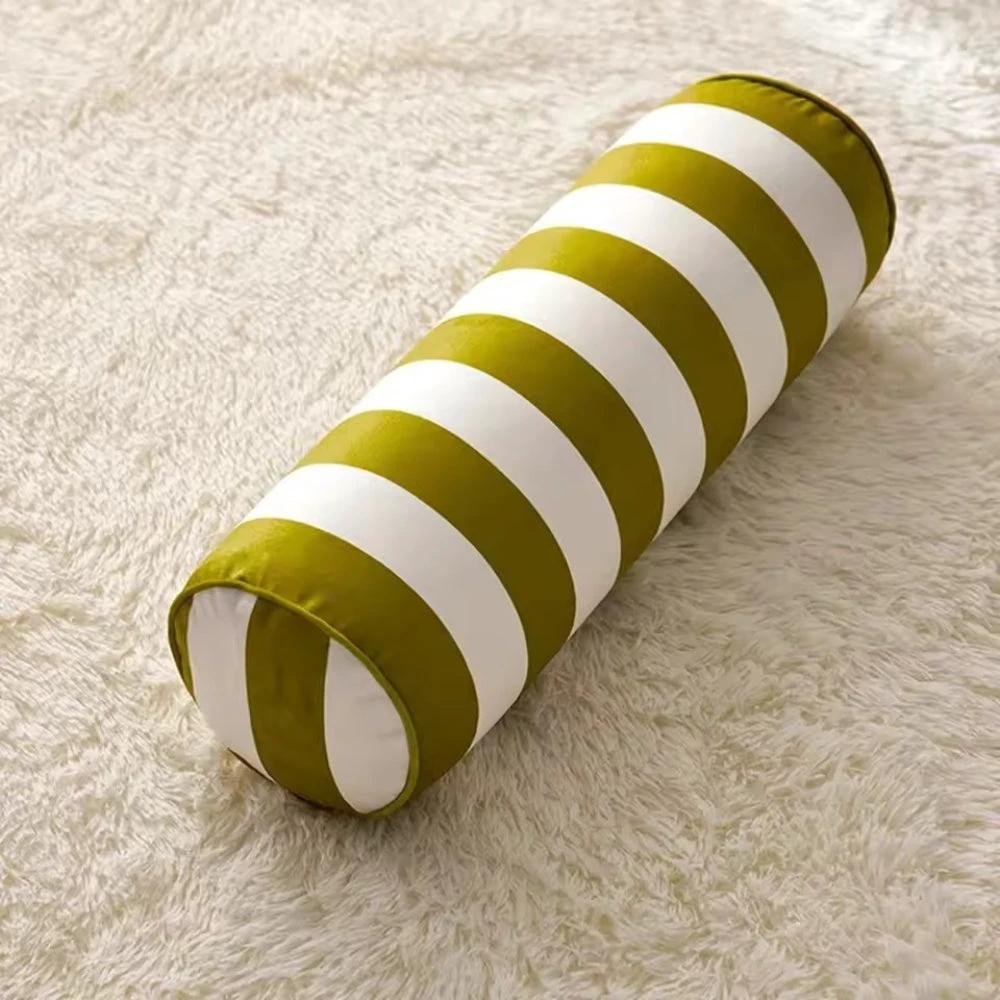 Candy Stripe Cylindrical Cushion by Casa & Beyond