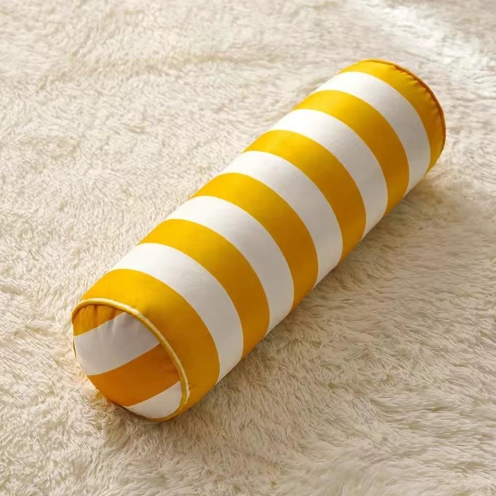 Candy Stripe Cylindrical Cushion by Casa & Beyond