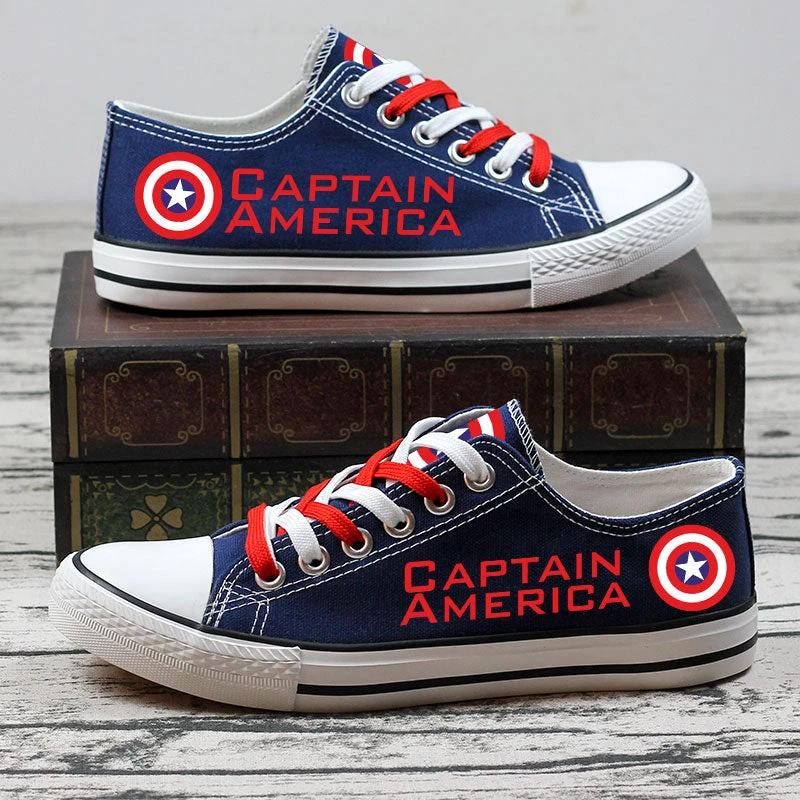 Captain-America Sport Sneakers Shoes For Men Women Fans by Crocs