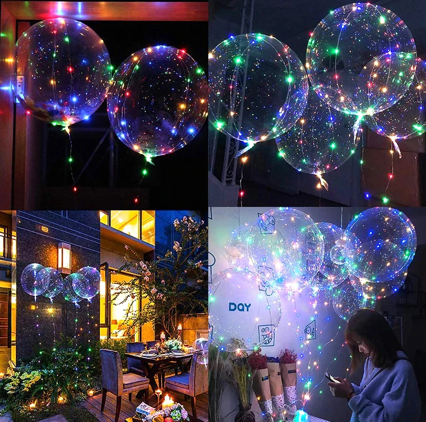 GlowBalloons - LED Balloons with Fairy Lights Bowlift by Bowlift