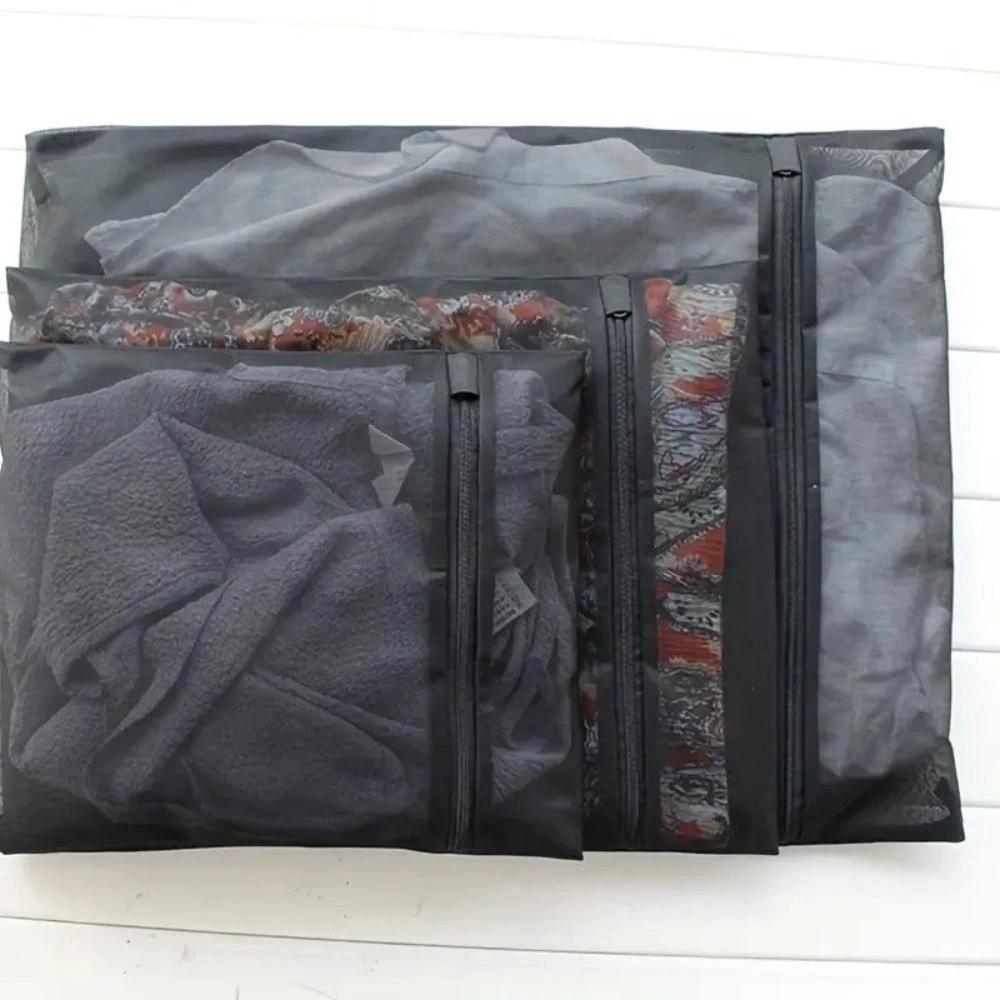 Black Care Mesh Laundry Bag by Casa & Beyond