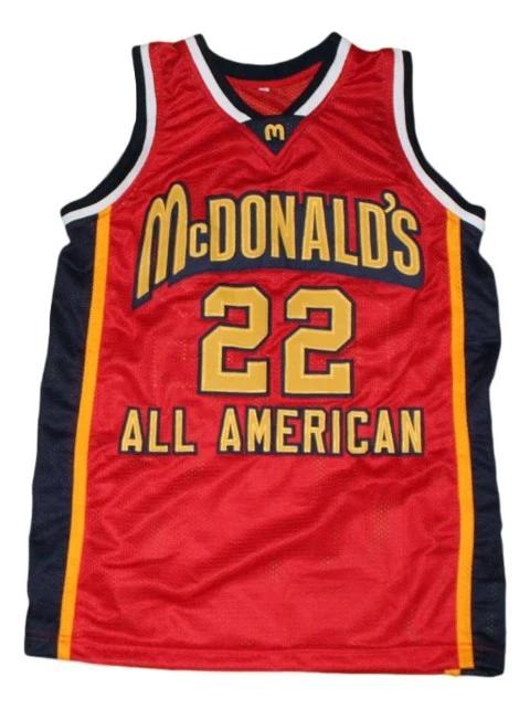 Carmelo Anthony Jersey #22 McDonald's All American New Basketball Red by My store basketball