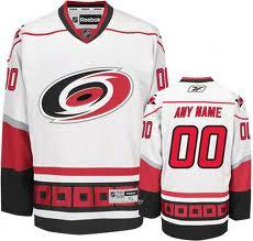 Carolina Hurricanes Customized White Jersey by Hockey David