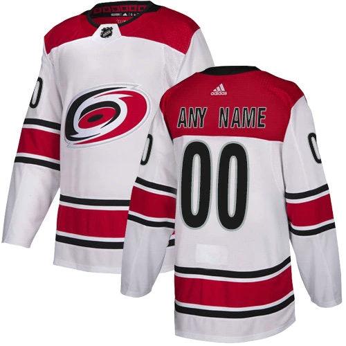 Carolina Hurricanes NHL White Customized Jersey by Hockey David