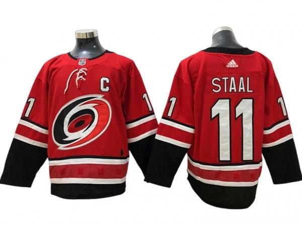 Carolina Hurricanes #11 Jordan Staal Red Home Jersey by Hockey David