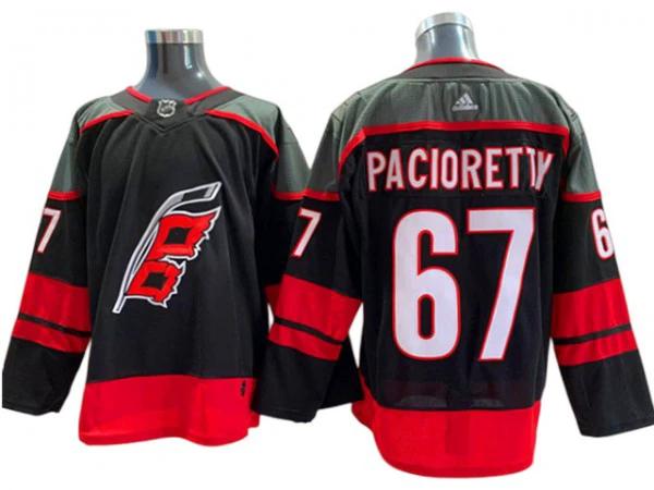 Carolina Hurricanes #67 Max Pacioretty Black Alternate Jersey by Hockey David