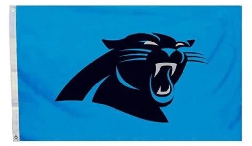 Carolina Panthers Blue US Flag 3X5 Ft Polyester Banner USA 90x150cm by flagsjustdoit