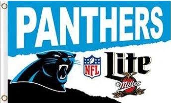 Carolina Panthers Lite Flag 3X5 Ft Polyester Banner USA 90x150cm by flagsjustdoit