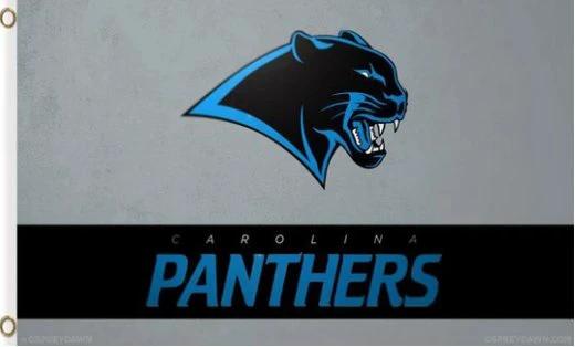 Carolina Panthers Logo US Flag 3X5 Ft Polyester Banner USA 90x150cm by flagsjustdoit