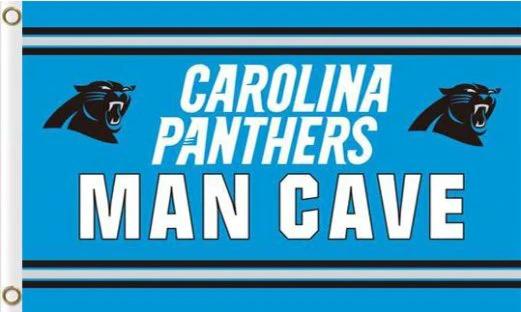 Carolina Panthers Man Cave Flag 3X5 Ft Polyester Banner USA 90x150cm by flagsjustdoit