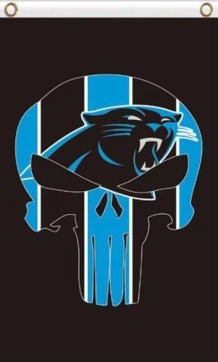 Carolina Panthers Vertical Flag 3X5 Ft Polyester Banner USA 90x150cm by flagsjustdoit