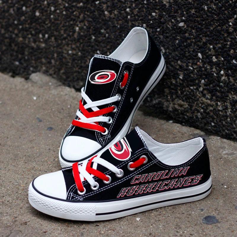 Carolina Hurricanes Low Top Canvas Sport Sneakers Shoes For Men Women Fans by Crocs