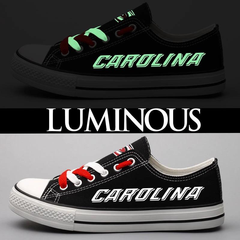 Carolina Hurricanes Low Top Canvas Sport Sneakers Shoes For Men Women Fans by Crocs