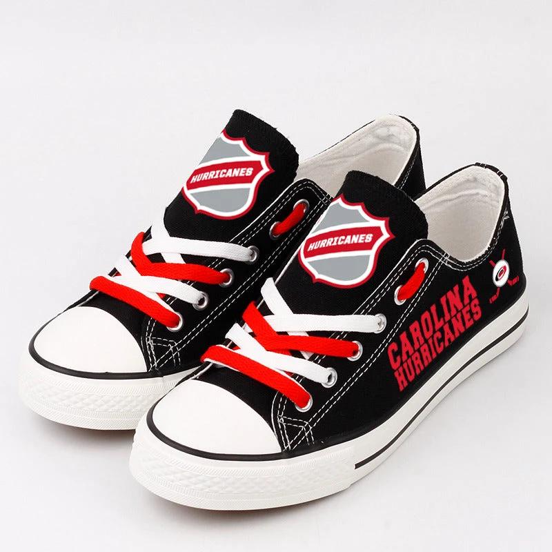 Carolina Hurricanes Low Top Canvas Sport Sneakers Shoes For Men Women Fans by Crocs