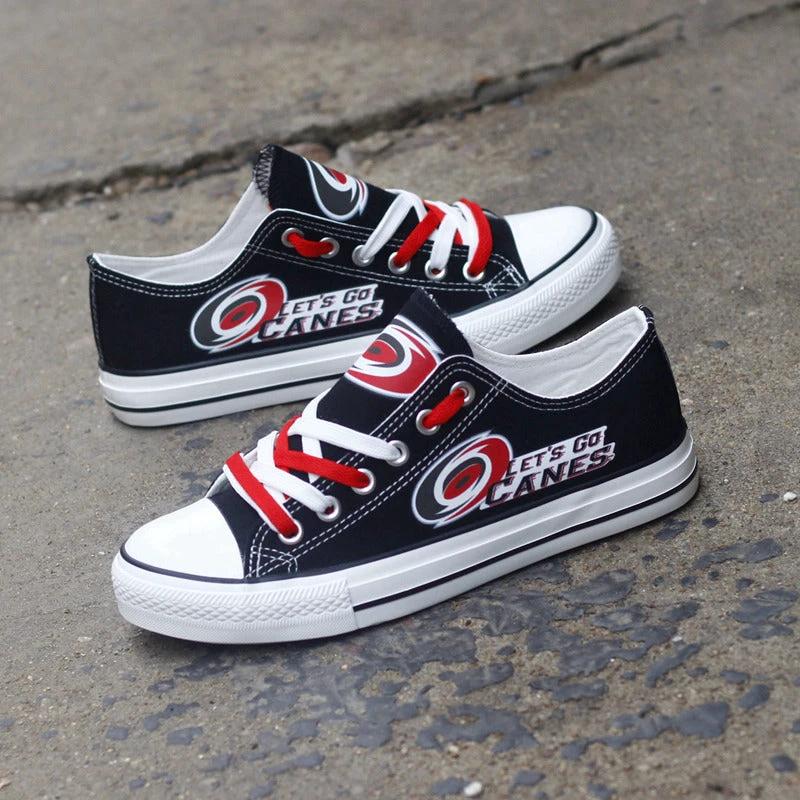 Carolina Hurricanes Low Top Canvas Sport Sneakers Shoes For Men Women Fans by Crocs