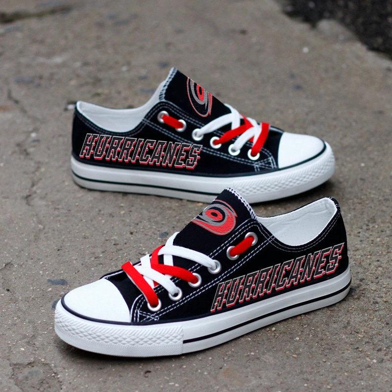 Carolina Hurricanes Low Top Canvas Sport Sneakers Shoes For Men Women Fans by Crocs