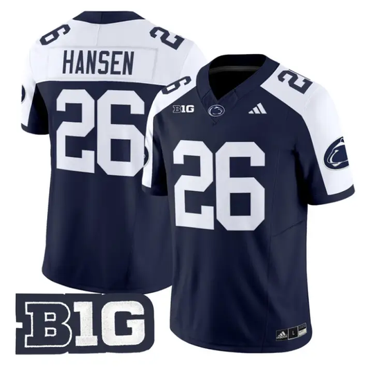 Carson Hansen Jersey #26 Penn State Nittany 2026 Limited Stitched by My Store NCAA Football Jerseys