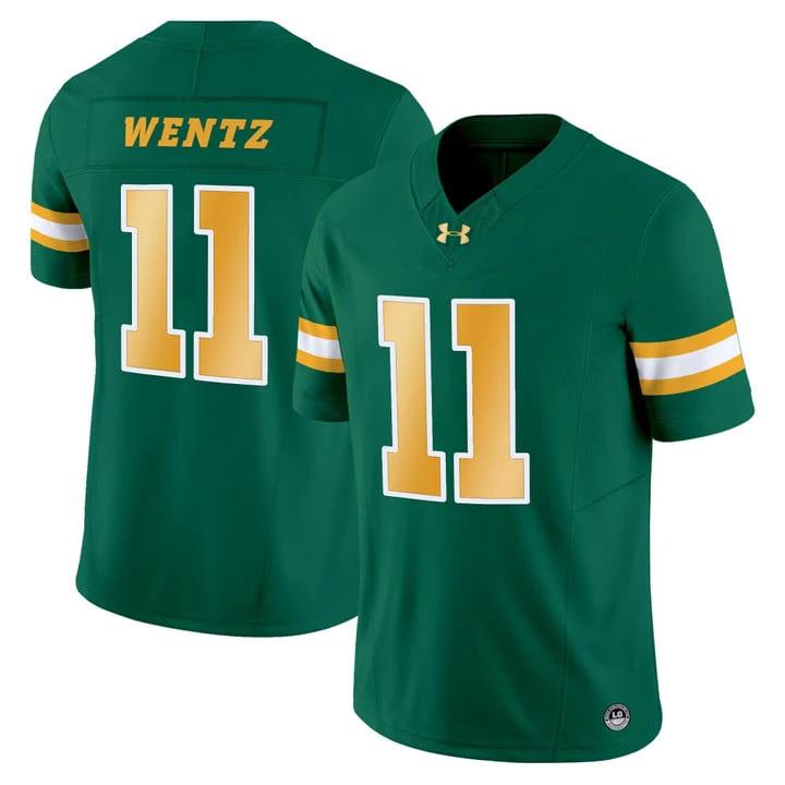 Carson Wentz Jersey #11 North Dakota State Bison Limited Stitched by My Store NCAA Football Jerseys