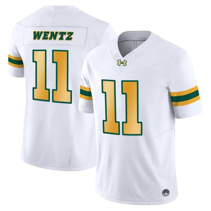 Carson Wentz Jersey #11 North Dakota State Bison Limited Stitched by My Store NCAA Football Jerseys