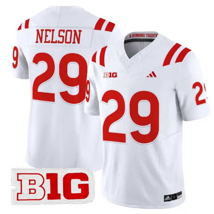 Carter Nelson Jersey #29 Nebraska Cornhuskers 2026 Vapor Limited Stitched by My Store NCAA Football Jerseys