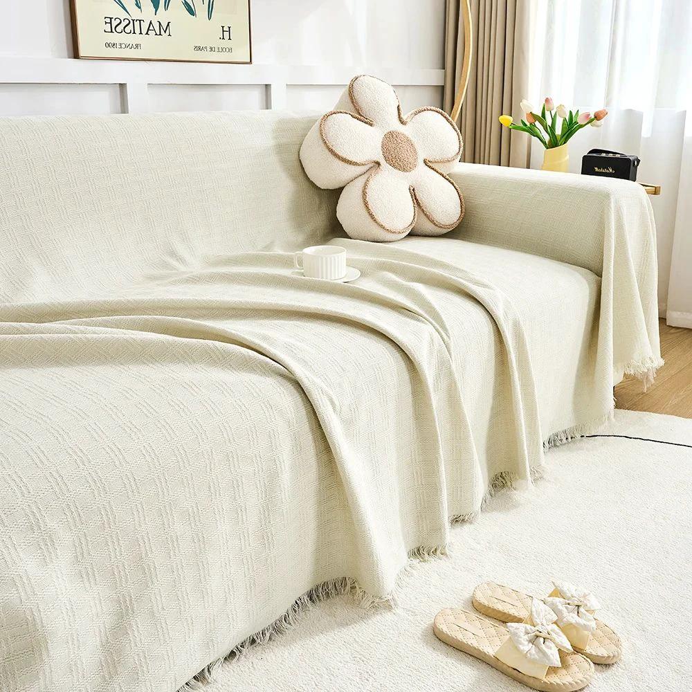 Casa Serene Geometric Sofa Cover by Casa & Beyond