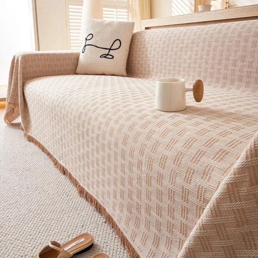 Casa Serene Geometric Sofa Cover by Casa & Beyond