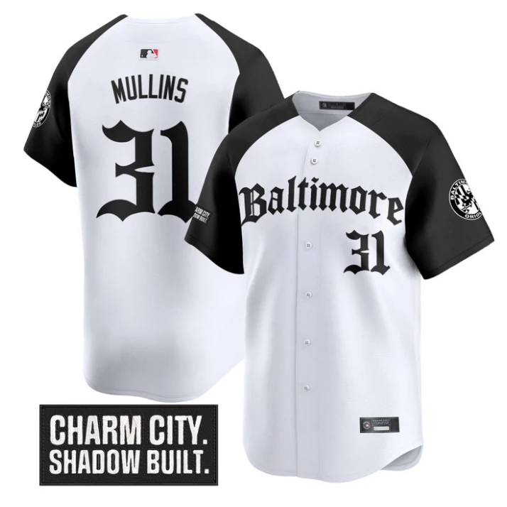 Cedric Mullins Jersey #31 Baltimore Orioles Gothic Harbor Edition Alternate by My Store