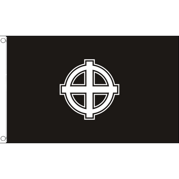 Celtic Cross Flag -3' x 5' 100% polyester-2 Metal Grommets by flagsshop