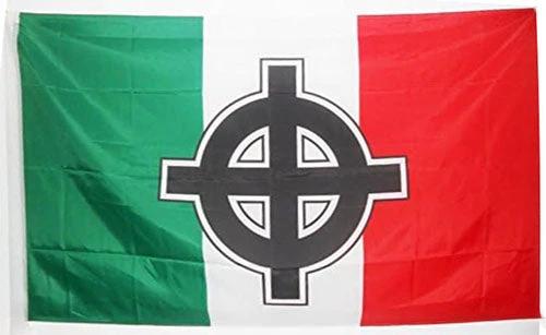 Celtic Cross Flag -3' x 5' 100% polyester-2 Metal Grommets by flagsshop