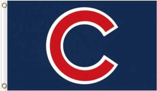 Champions Chicago Cubs Flag 3X5Ft Banner USA Polyester with Brass Grommets by flagsjustdoit