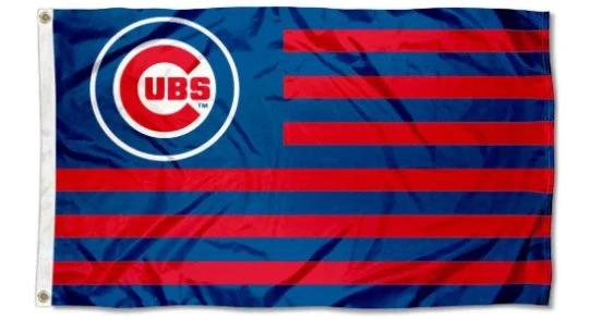 Champions Chicago Cubs Nation Flag 3X5Ft Banner USA Polyester with Brass Grommets by flagsjustdoit